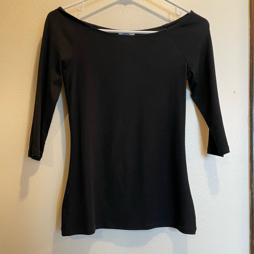 Off shoulder longsleeve shirt
